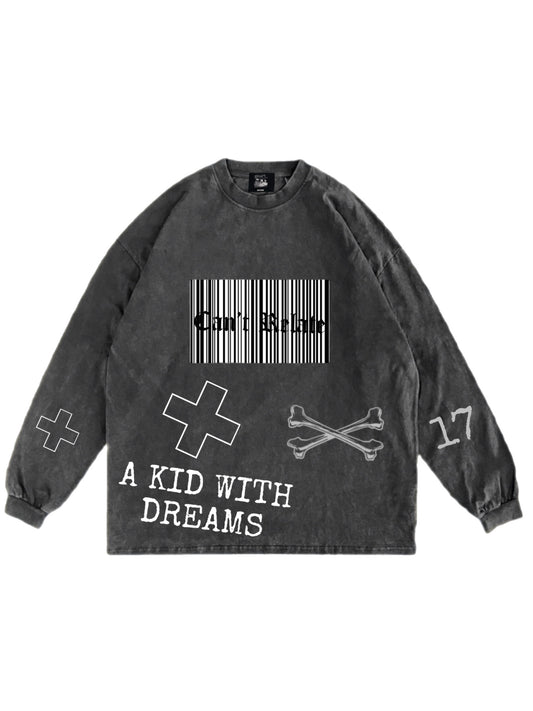 Encoded Crossbones Long Sleeve Shirt