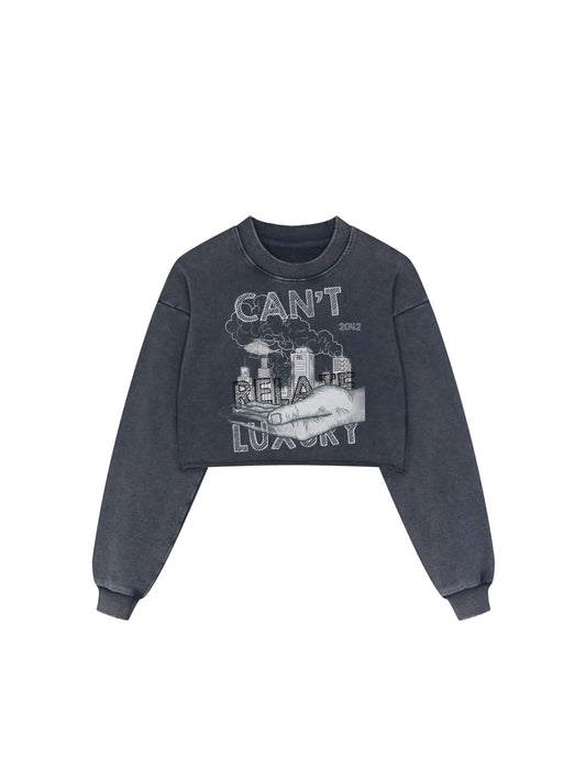 Cantrelatecity Cropped Crewneck