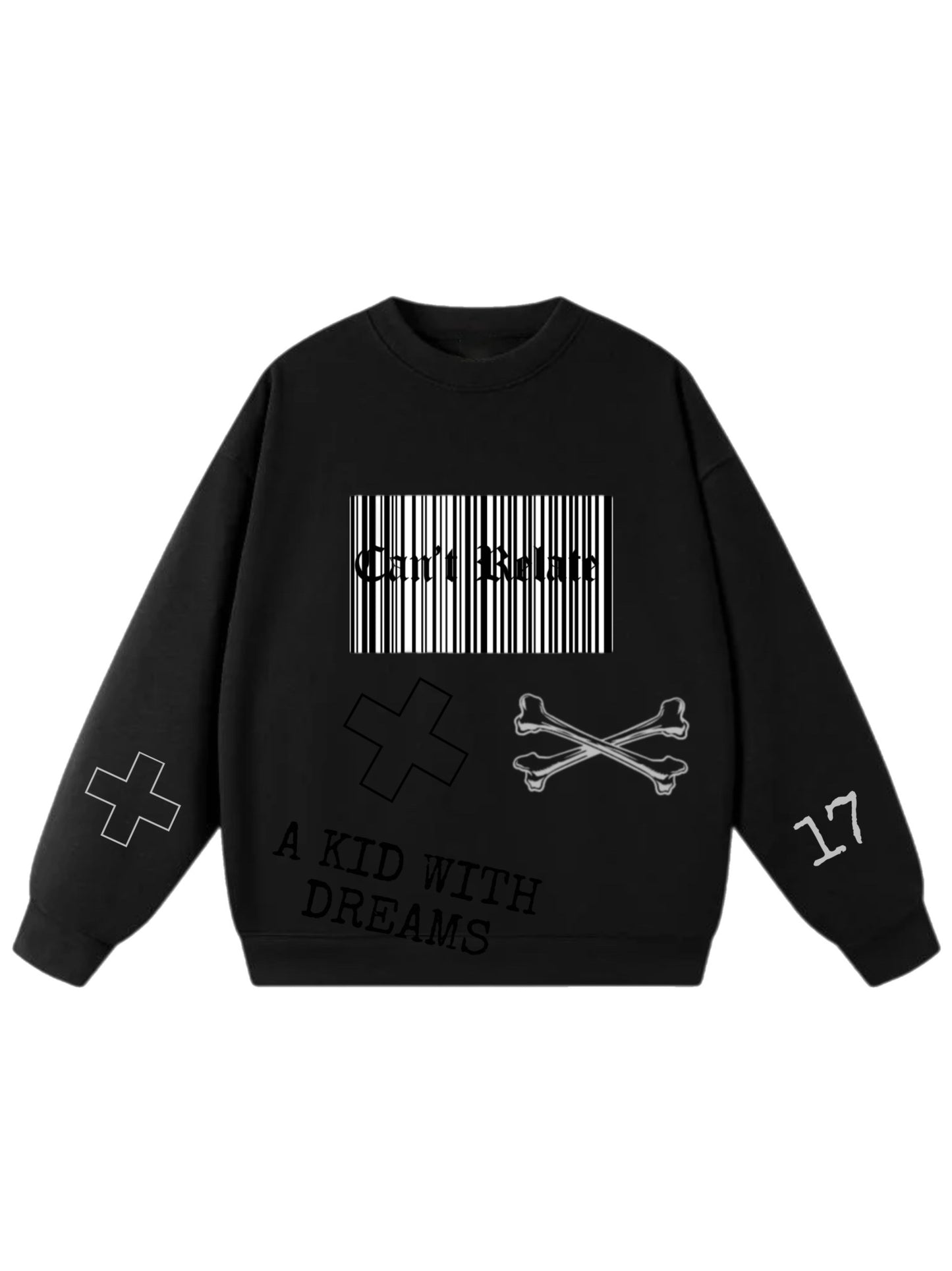 Encoded Crossbones Crewneck