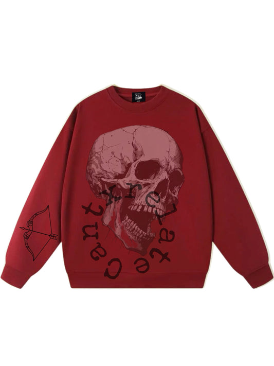 The Crimson Skull Crewneck Sweater