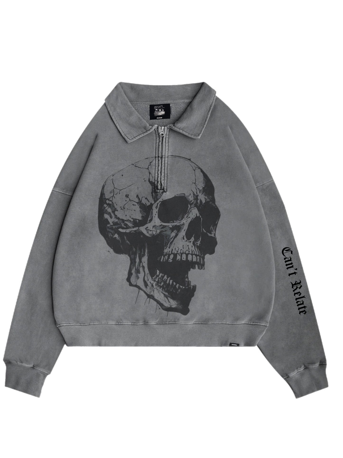 Eclipse Skull Fleece Zip