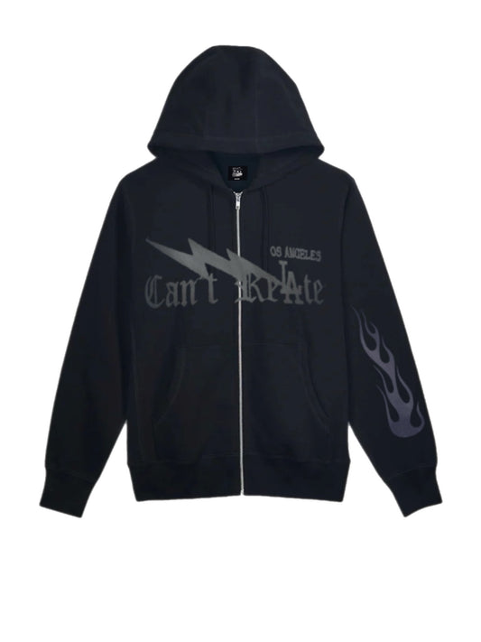 Nightfall Flame Zip pullover Ash