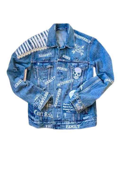 Million stitch Jeanius jacket read description for order instructions