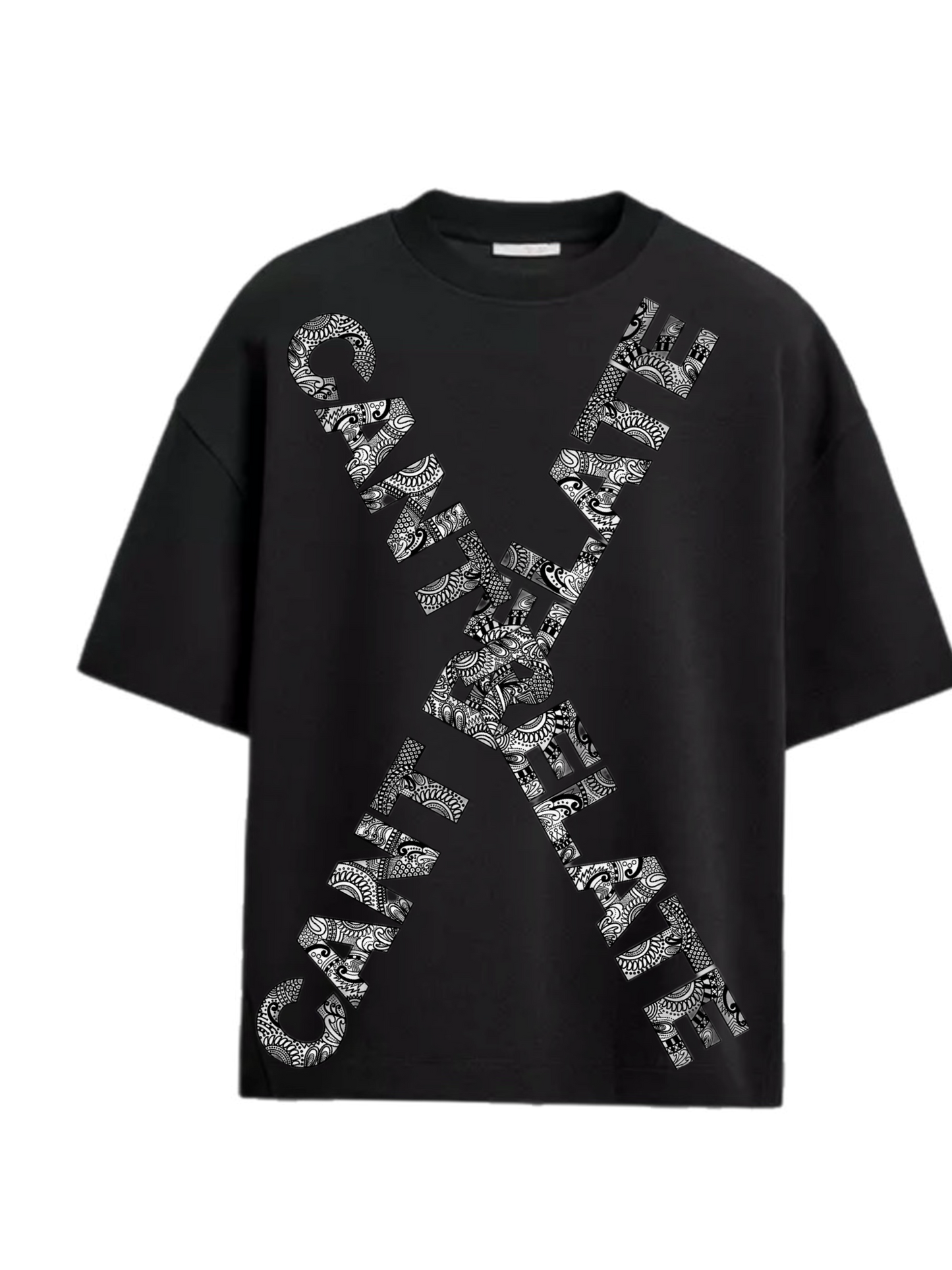Crossed silence tee