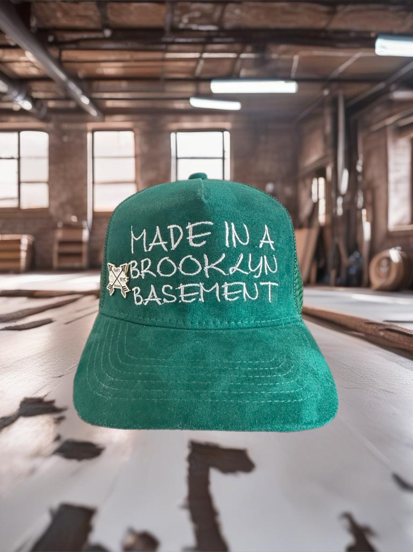 THE BROOKLYN BASEMENT SUEDE CAP