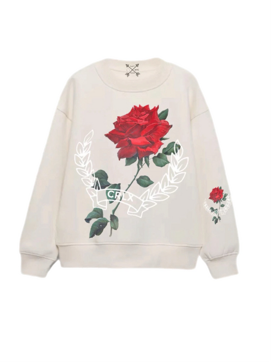CRLX ROSE VINE CREWNECK