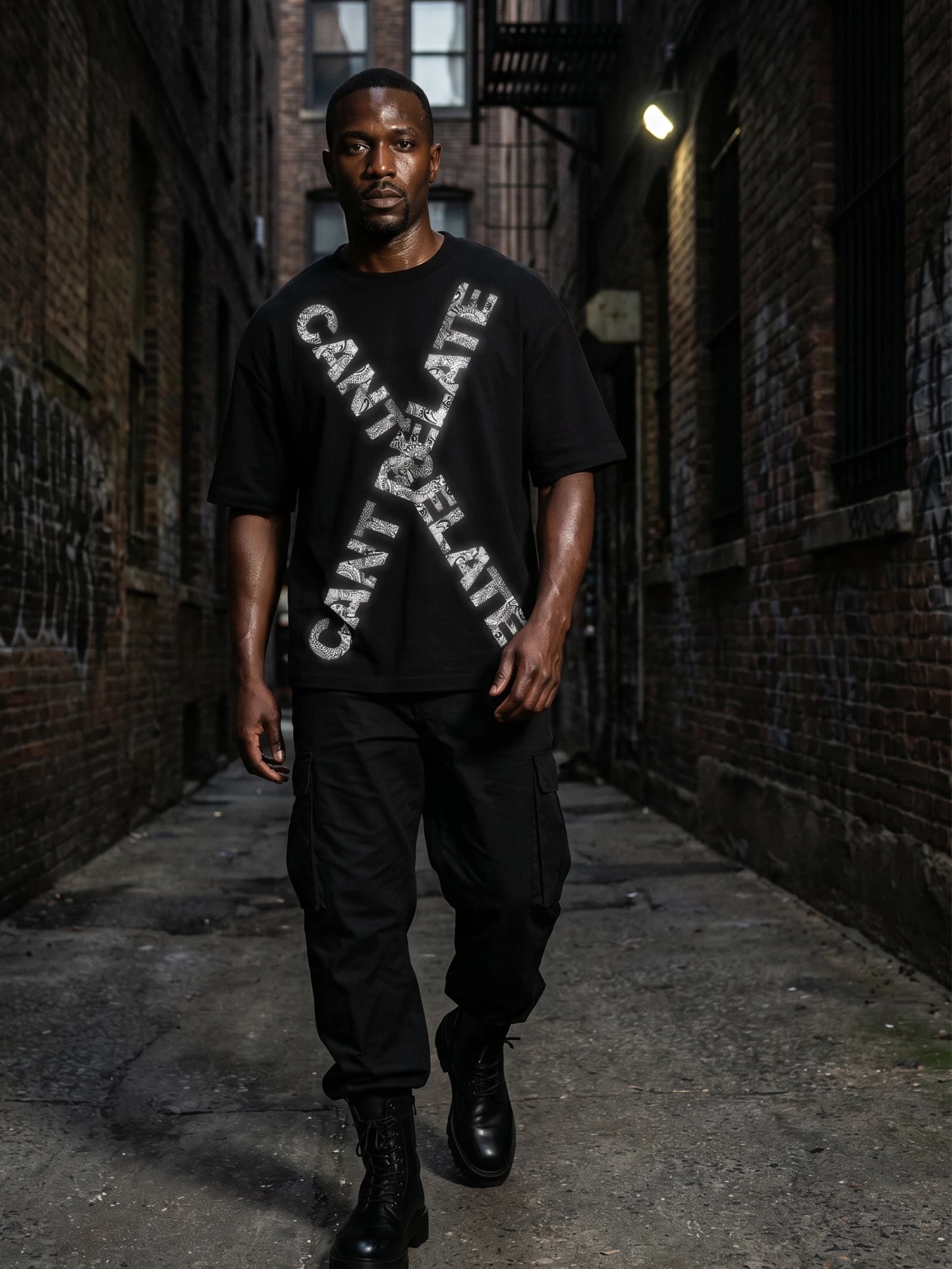 Crossed silence tee