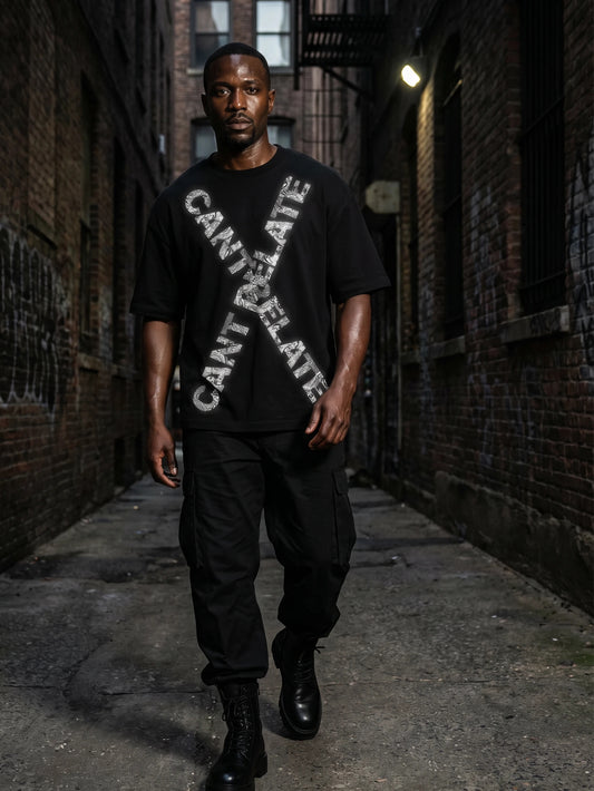 Crossed silence tee