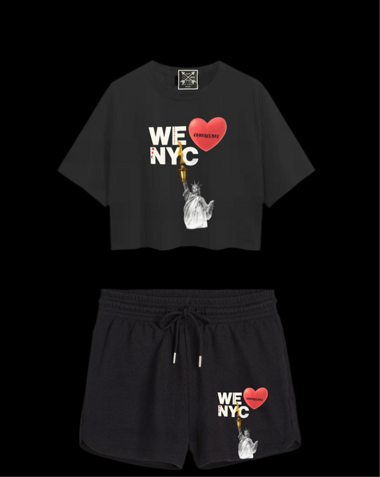 ♥️ NY SHORTS SET