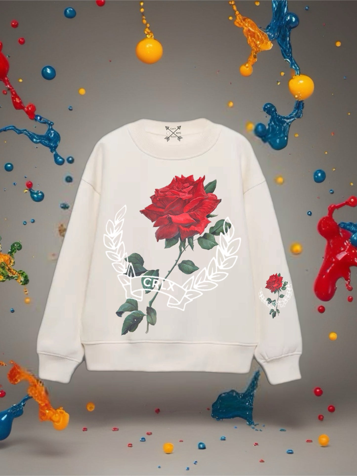 CRLX ROSE VINE CREWNECK