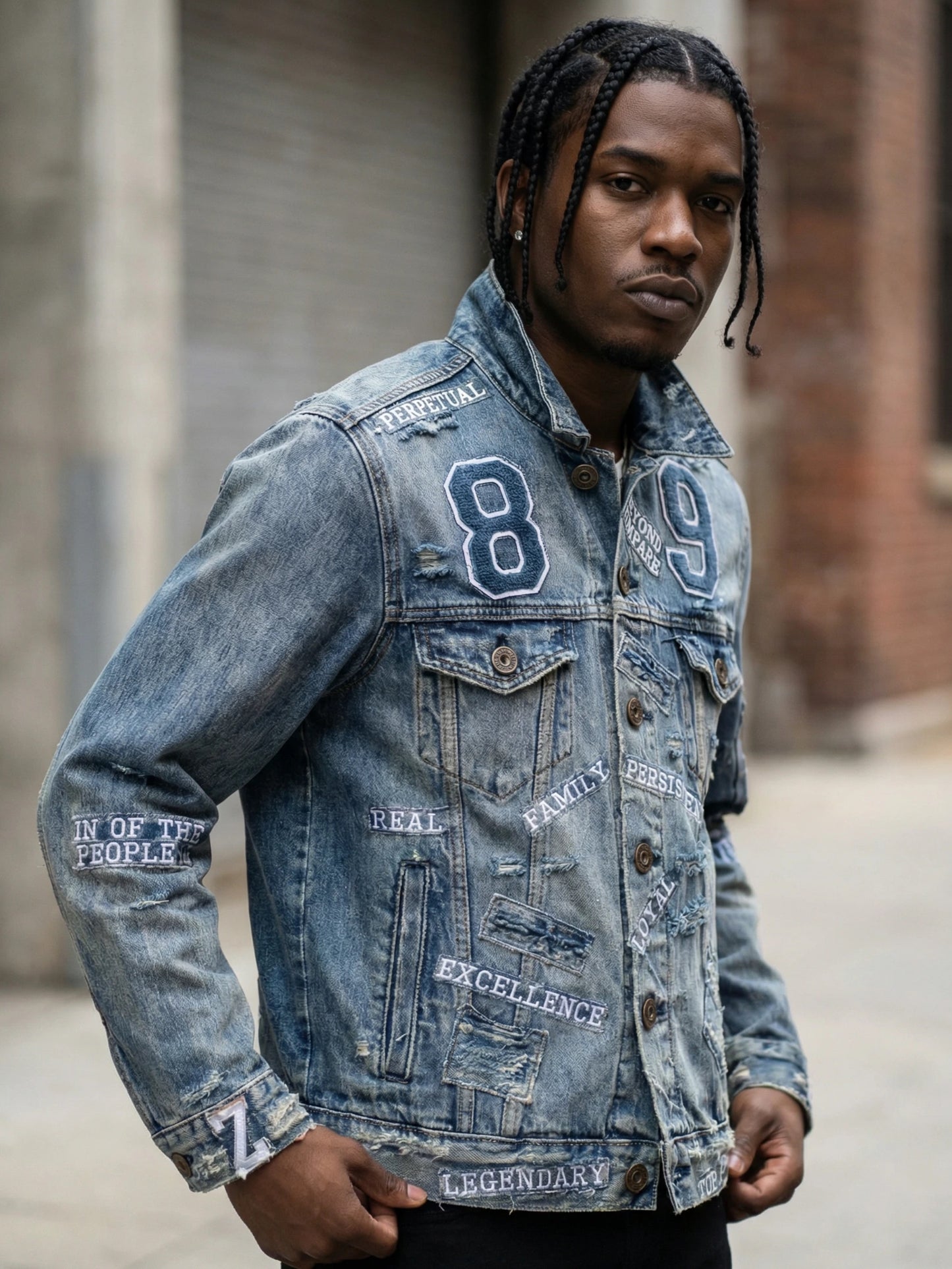 Manifesto Denim Jacket – Million Stitch