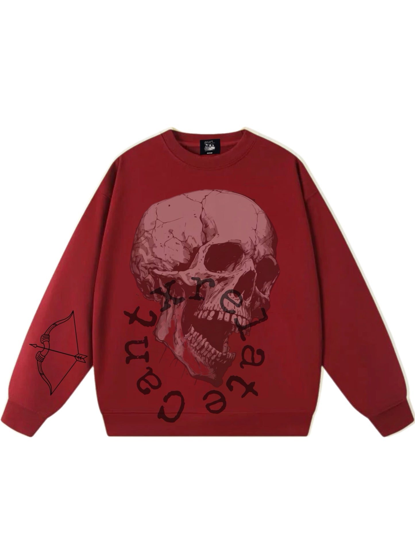 The Crimson Skull Crewneck Sweater