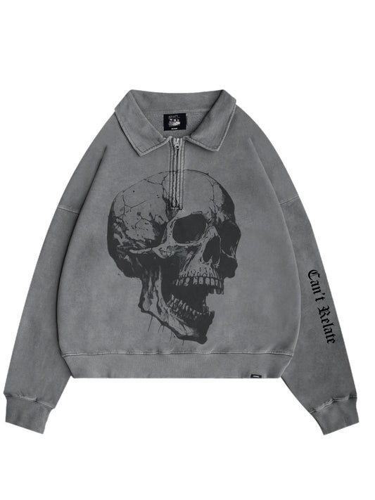 Eclipse Skull Fleece Zip