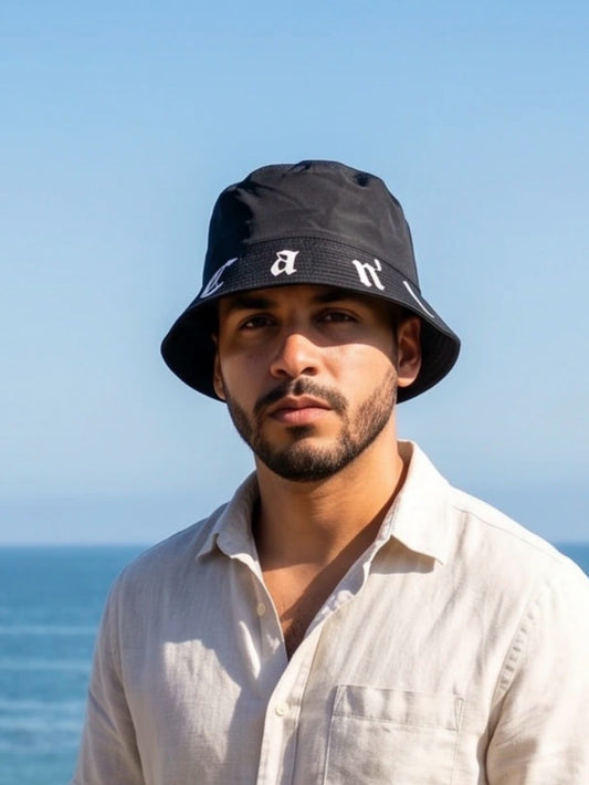 Noir Reflective Bucket Hat