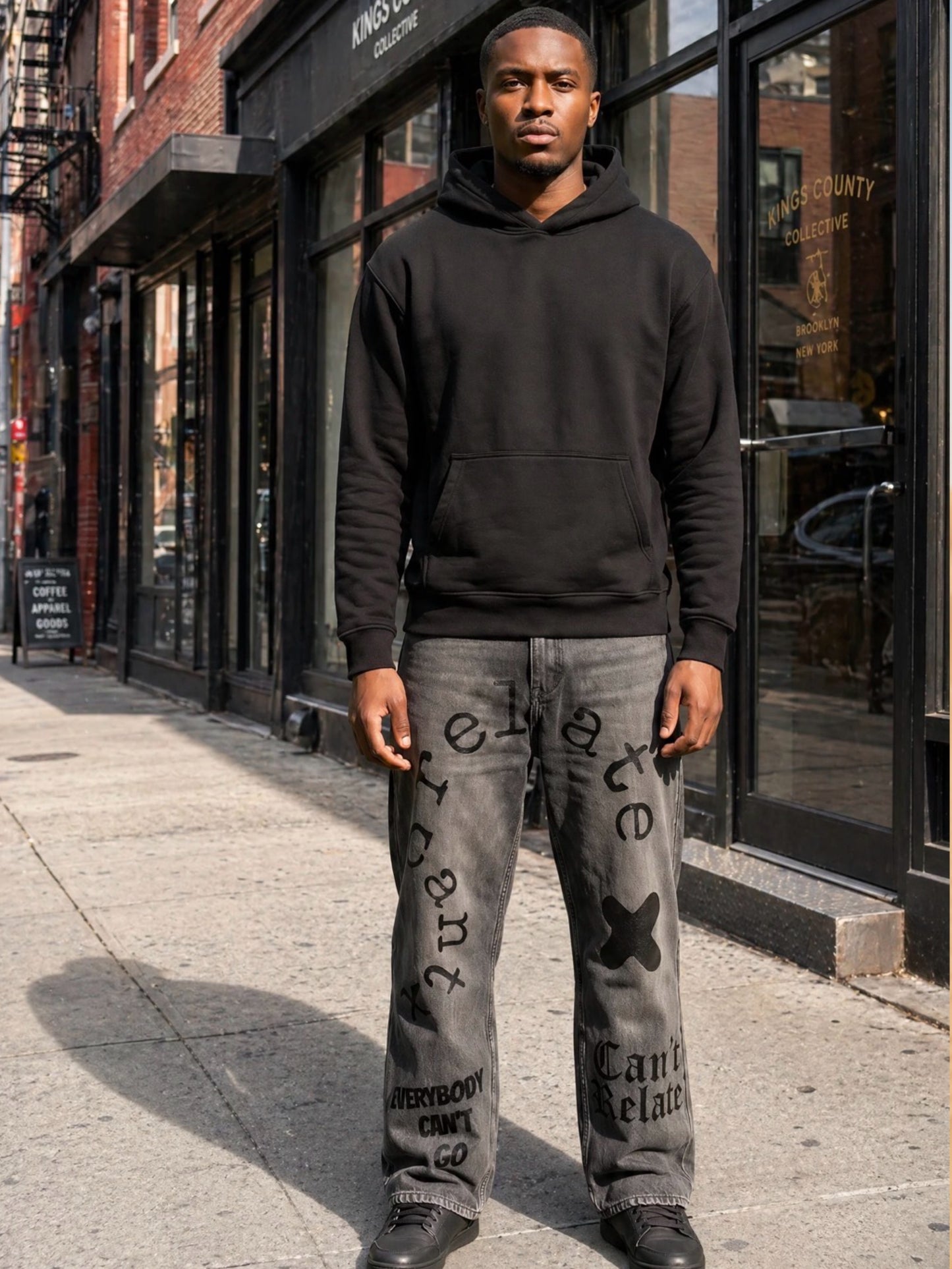 Fragmented Language Denim