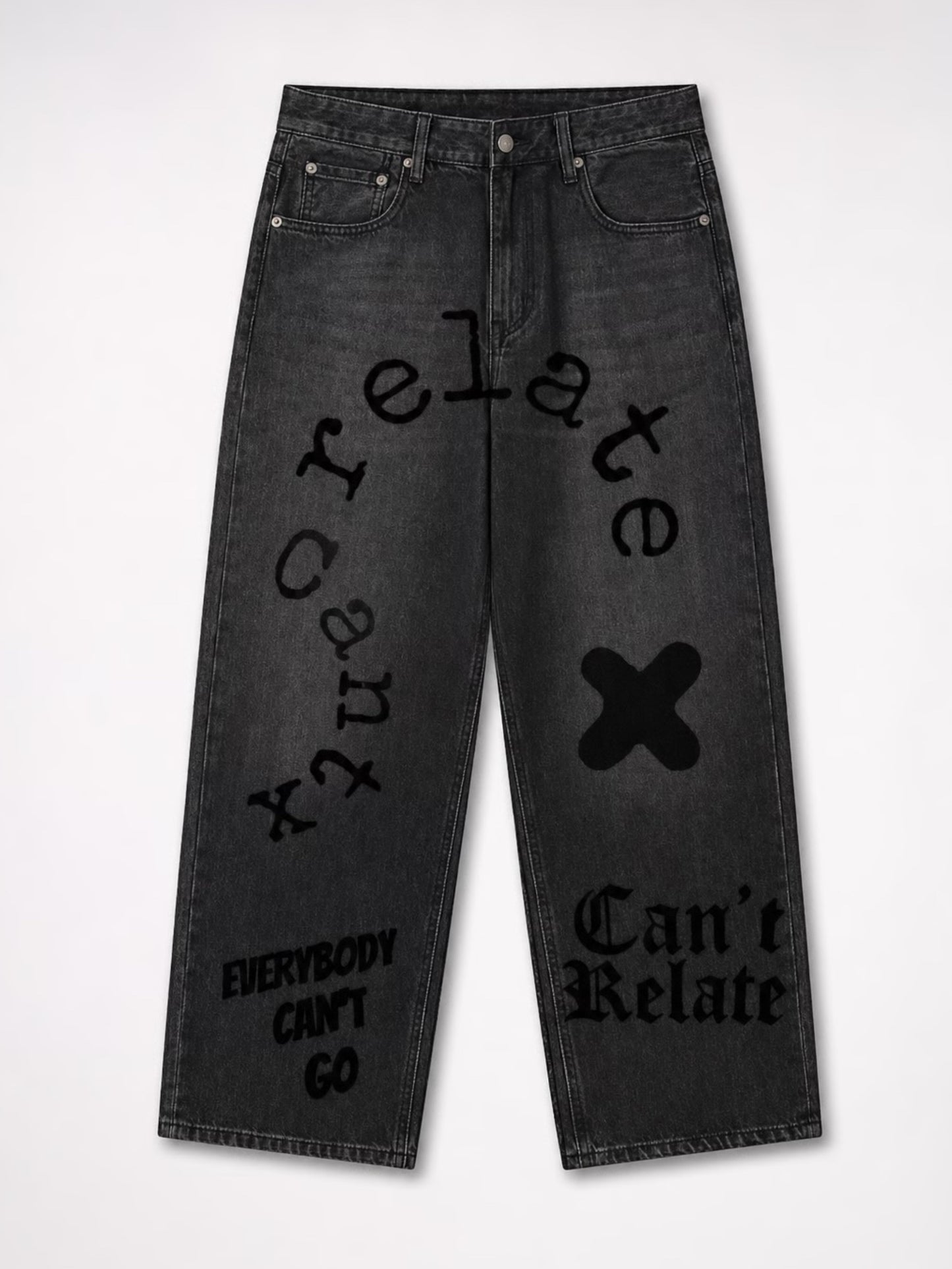 Fragmented Language Denim