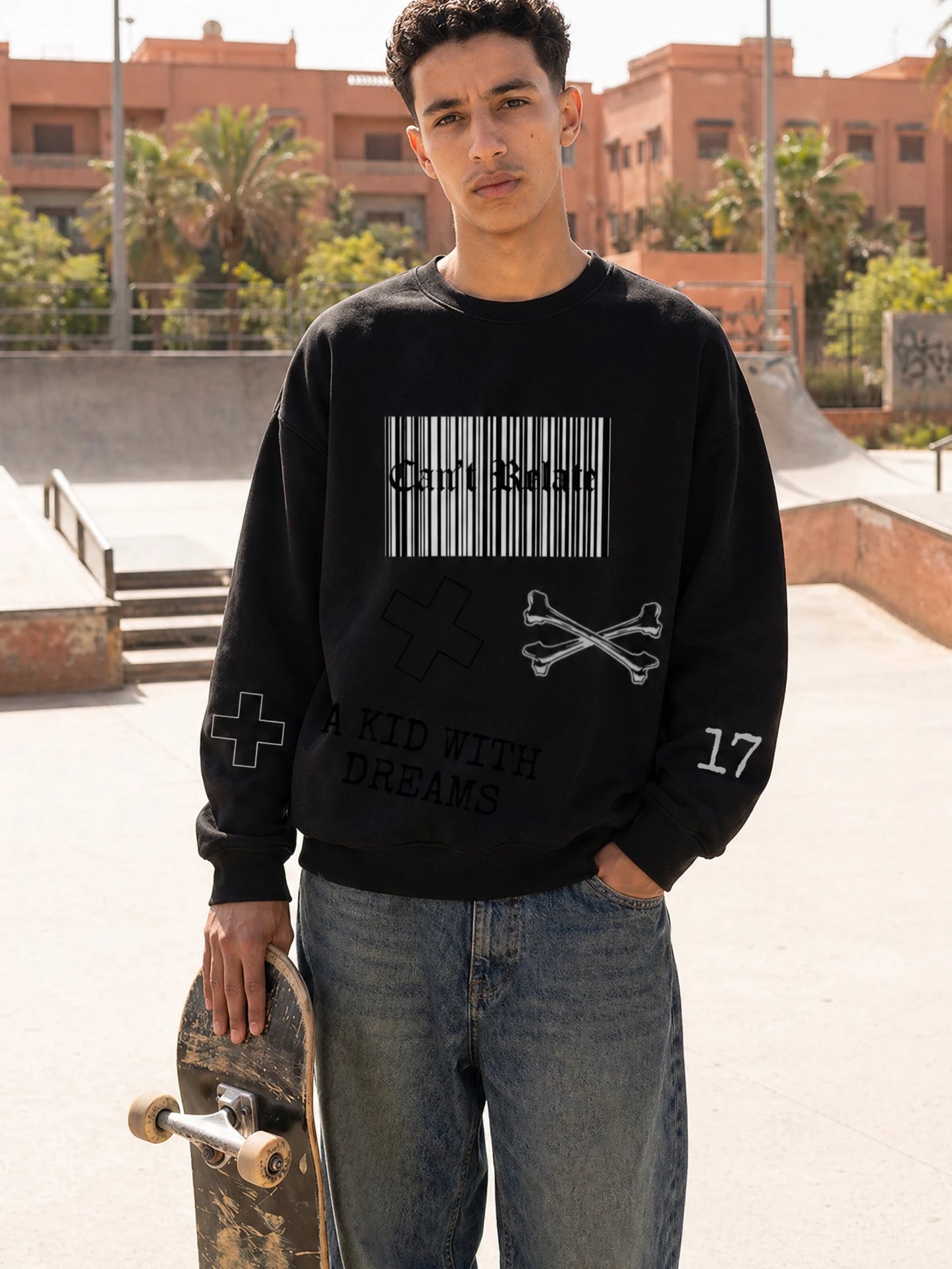 Crossbones Code Crewneck