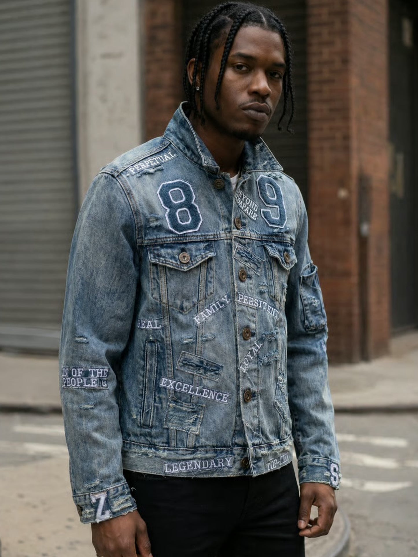Manifesto Denim Jacket – Million Stitch