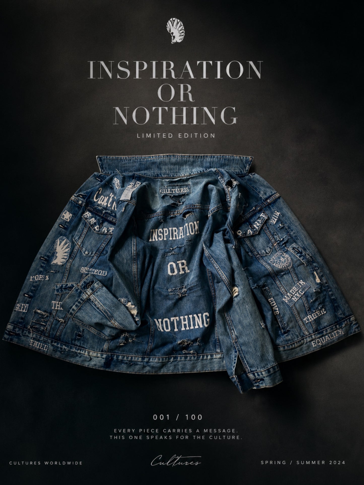 Manifesto Denim Jacket – Million Stitch