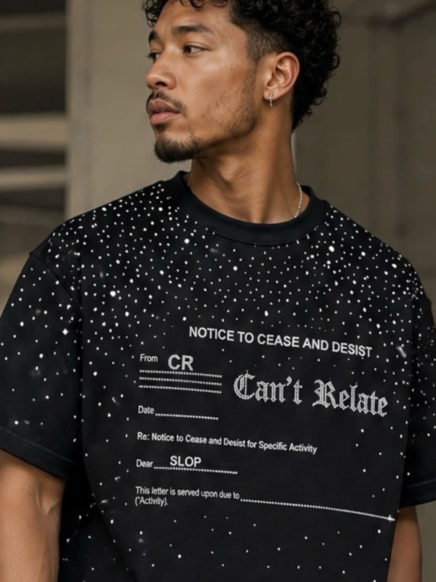 Cease & Desist Tee: Can’t Relate